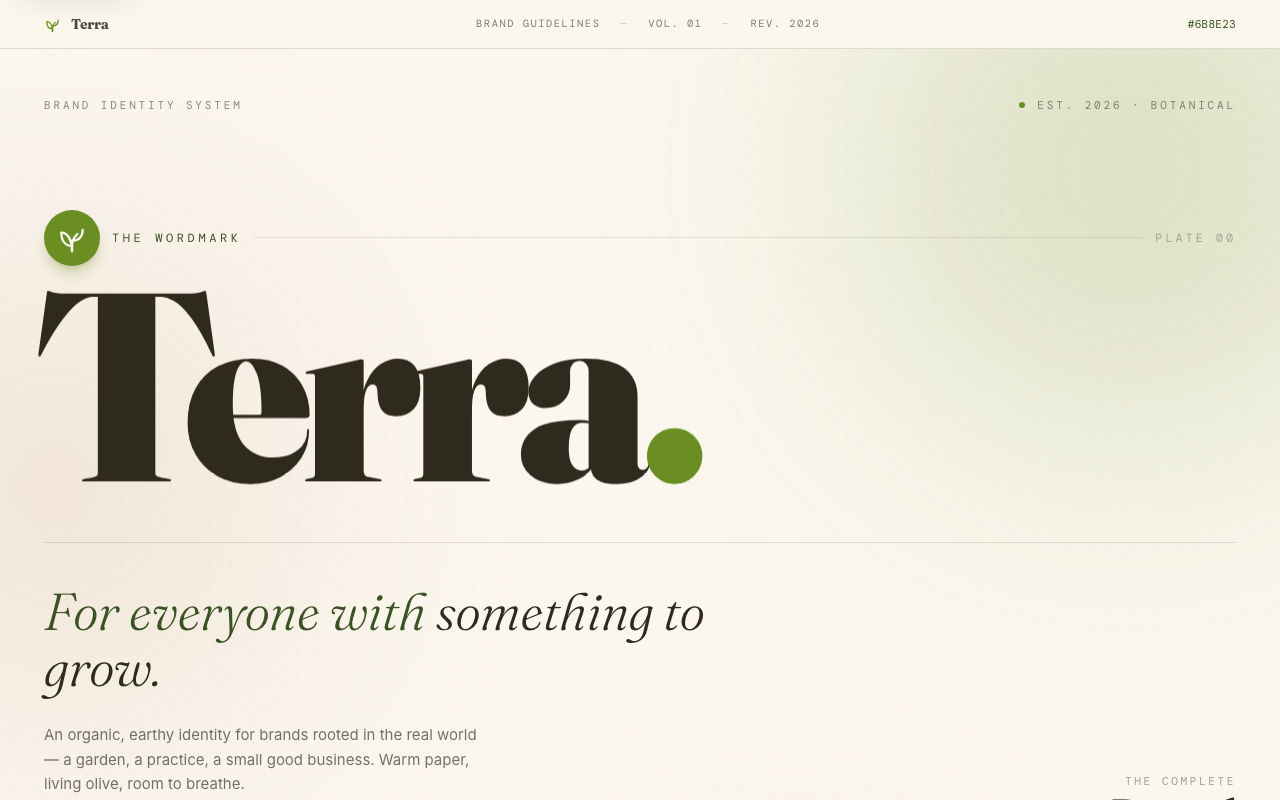 Terra template preview